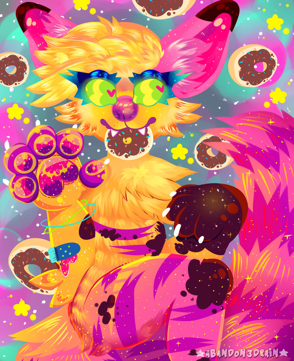 Space Donuts, Drawing of Berry