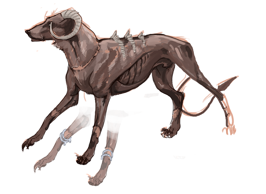 Josh's Houndoom -- sketch