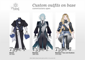 OPEN COMMS | Custom Outfit on Base