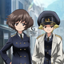 Yukari Akiyama and Erwin Volksmarine Uniform