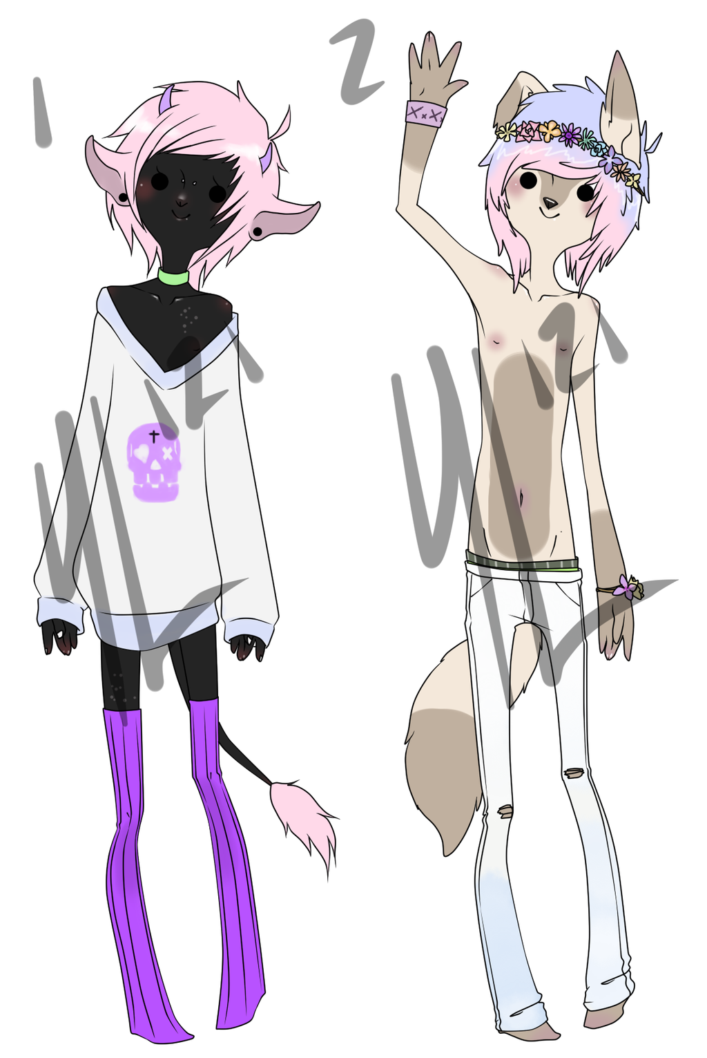 Pastel Uke Anthro Adopts! [CLOSED]