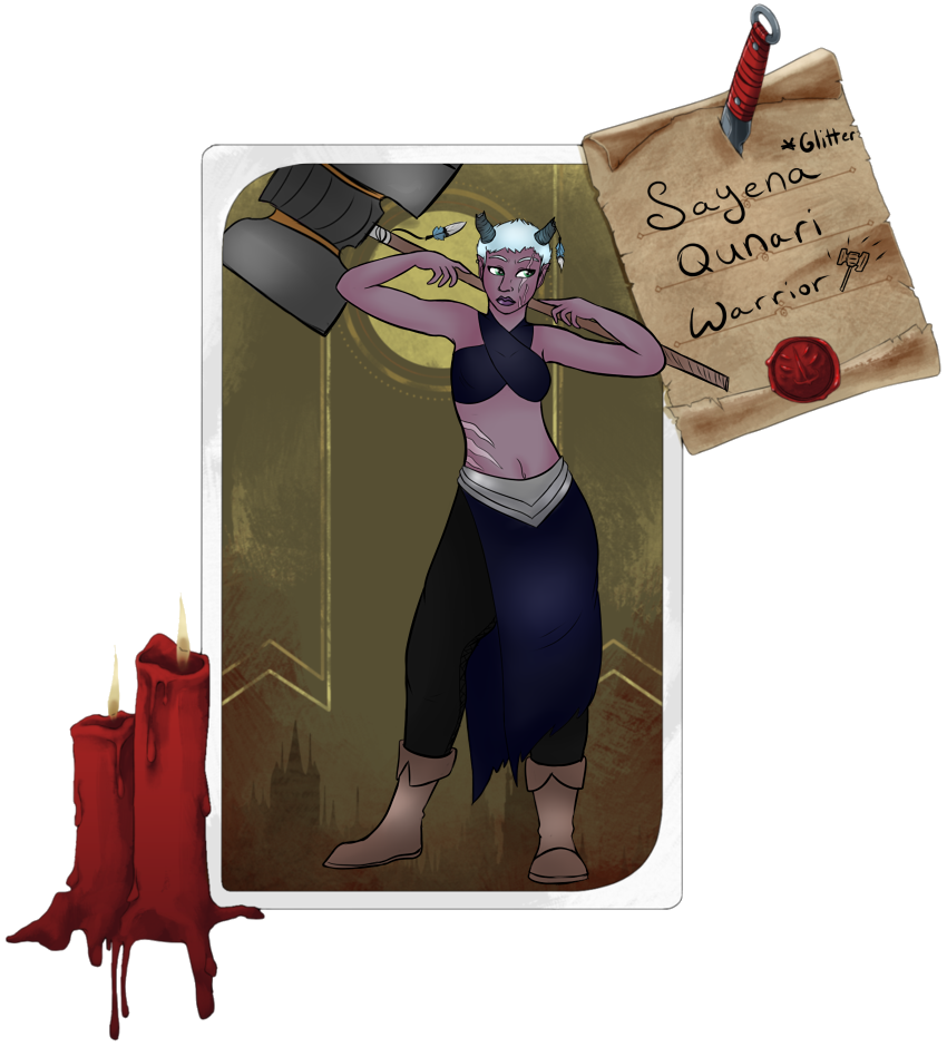 Fa Sayena The Qunari By Catpuff On Deviantart