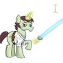 Jedi Ponies: 1- Rhinestone Delivery Pony