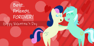 MLP Valentines 2016: Lyra and Bon Bon (Digital)