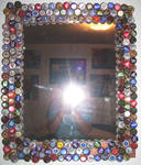 Bottle Cap Mirror by ForgetMeNever29