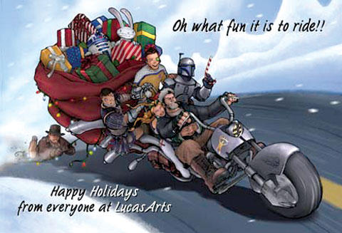 Lucasarts christmas card