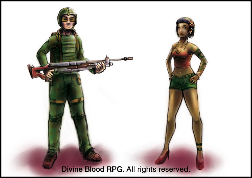 Divine blood: humans
