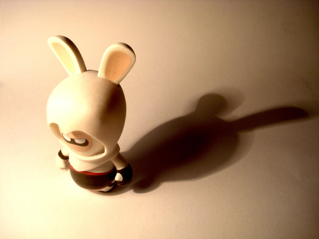 Assassin's Creed Raving Rabbid Assassins Creed Raving Rabbit Statue by LoneIncubus on DeviantArt