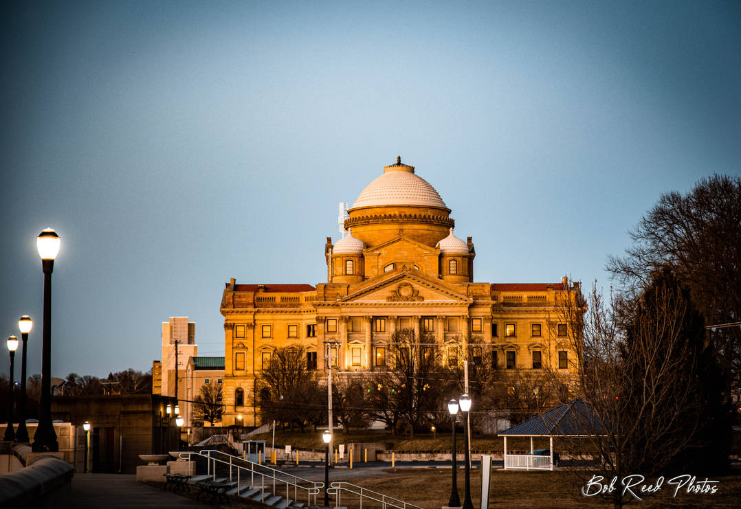 Luzerne County Court House (7:30pm 20 March 2023) by Windowsfree on Luzerne County Court House (7:30pm 20 March 2023) by Windowsfree on