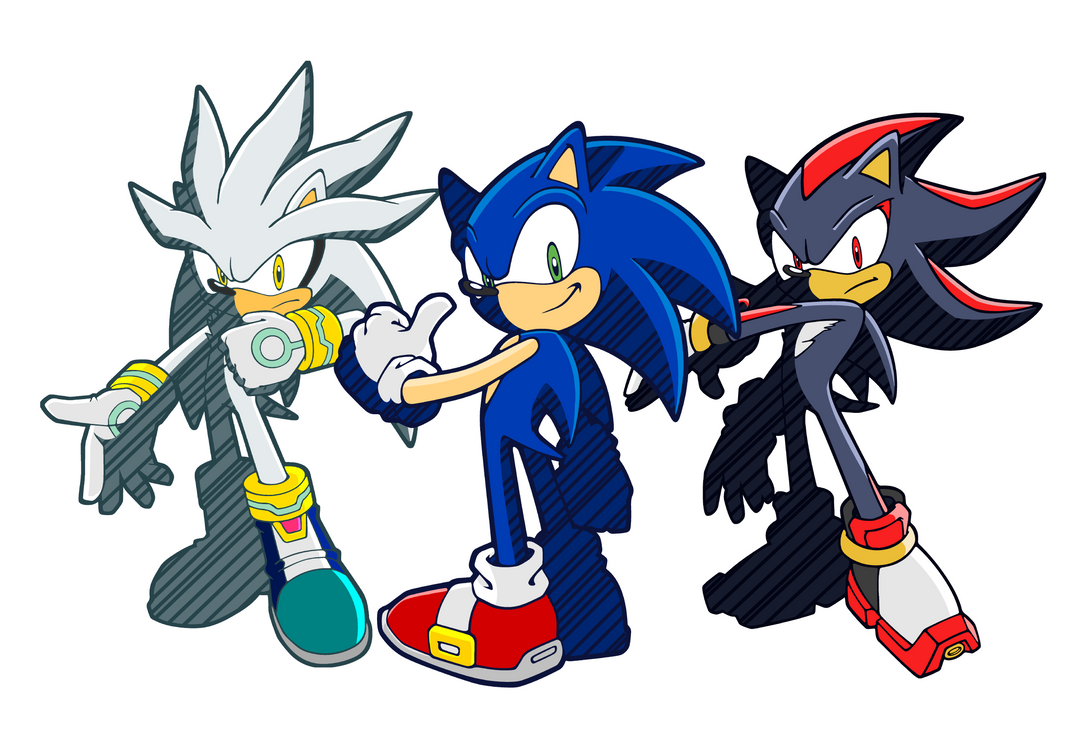 Sonic Shadow and Silver ViihFer💓 - Illustrations ART street