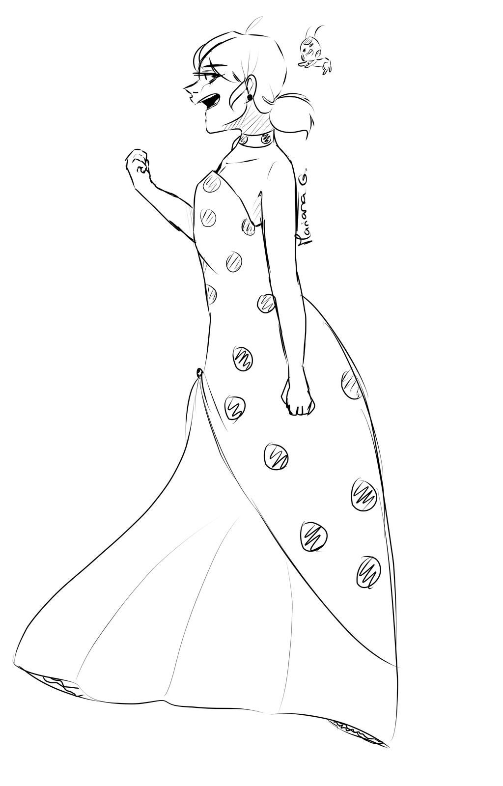 Marinette - miraculous ladybug - sketch by marianag002 on DeviantArt