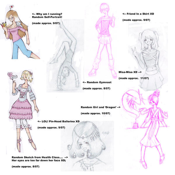 TEH AWESOME SKETCH DUMP by girl-of-fire on DeviantArt