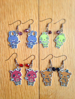 Five Nights at Freddy's - Chibi Earrings