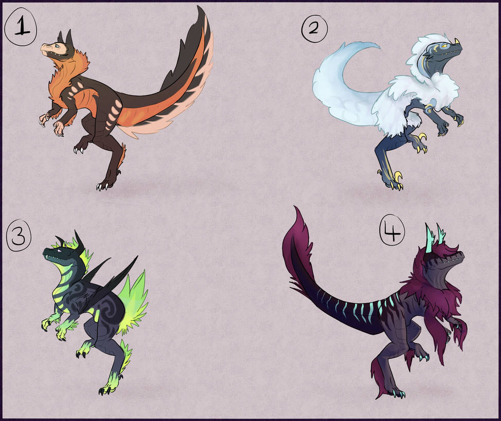 Fluffly Raptor Base Fluffy Raptor Adopts! -CLOSED- by Taluns on DeviantArt