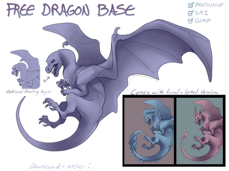 Free Dragon Base (With alternate versions)
