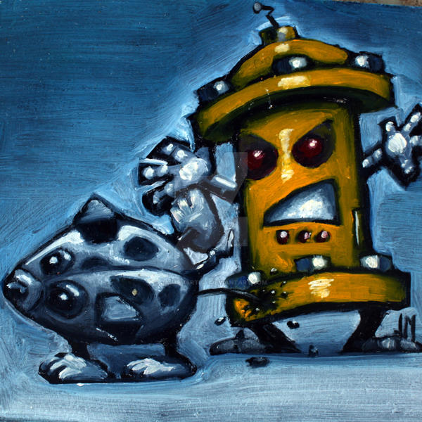 The hazards of being a hydro bot by JaimeMArtist on DeviantArt