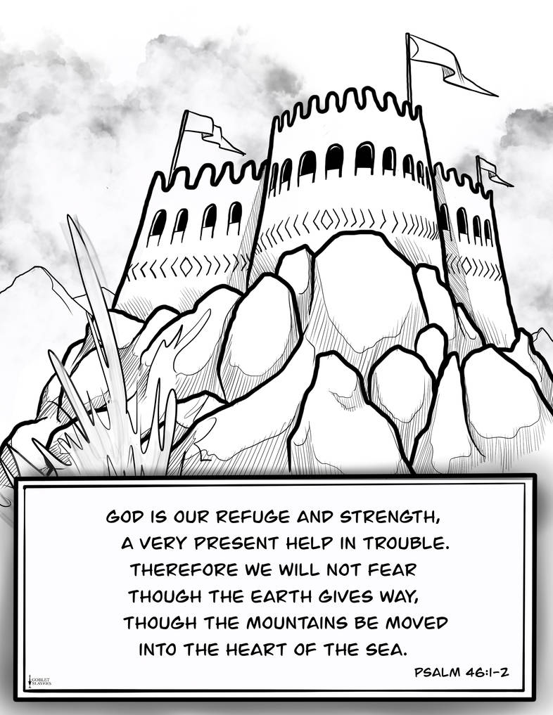 Psalm 46 Coloring Page By GobletSlayers On DeviantArt