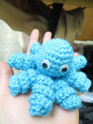 A blue octopus