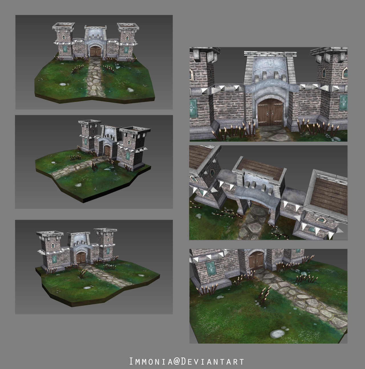 Castle Shadding Castle Shading Assignment by Immonia on DeviantArt