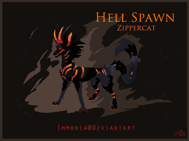 Holiday Zippercat: Hell Spawn [CLOSED]