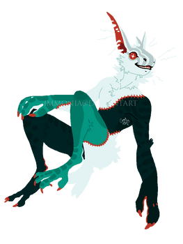 Pixel Full Body Flat: Thistle