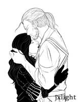 Geralt and Yennefer