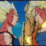 Dragon Ball Goku vs Vegeta Gif