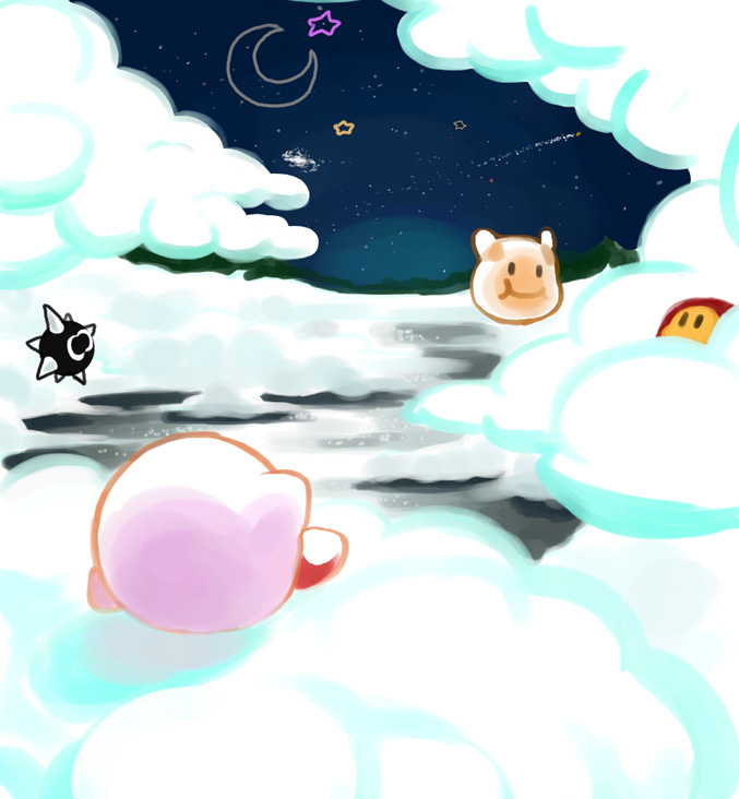 Kirby in Dreamland:BubblyCloud