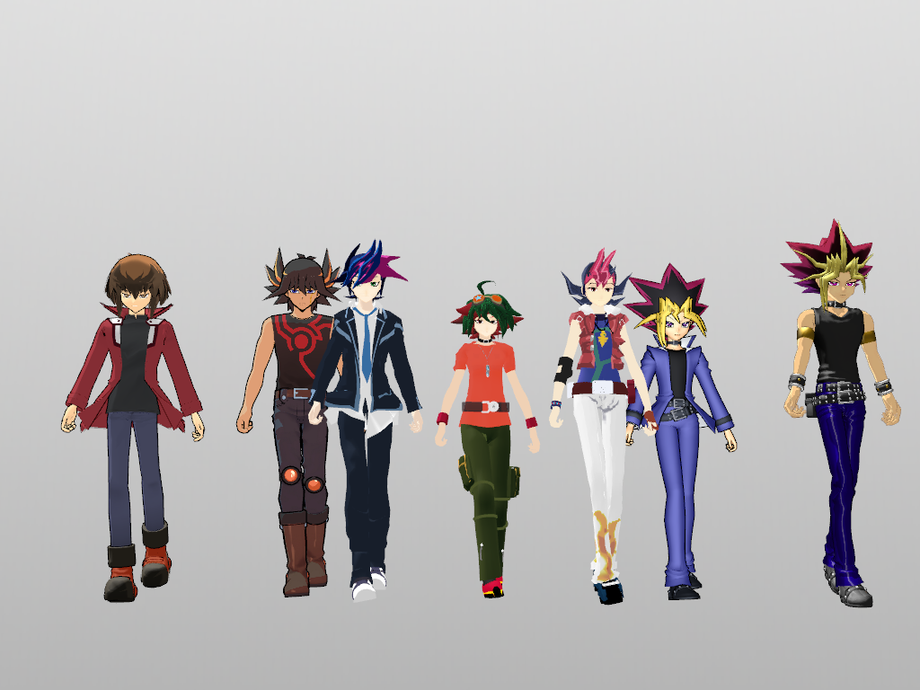 MMD Yu.Gi.Oh! (All Protagonists) _ MIC Drop by animerelax1 on DeviantArt