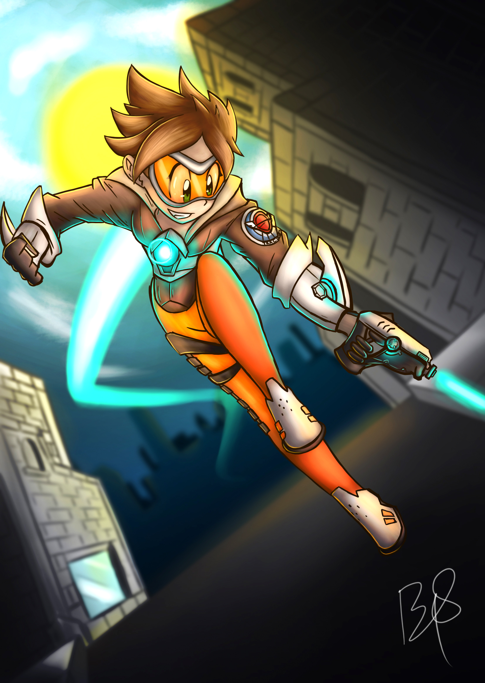 Overwatch Tracer: Cheers Love The Calvalry's Here!