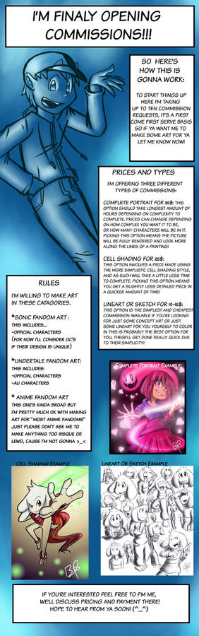 COMMISSIONS ARE OPEN!!!
