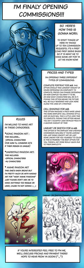 COMMISSIONS ARE OPEN!!!