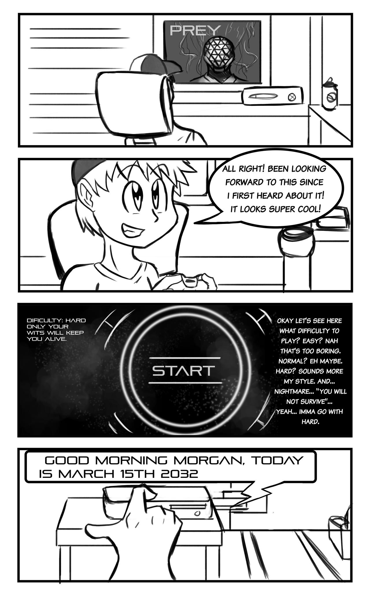 A Whole New Adventure! Prey Comic Page 1