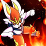 Cinderace Used Pyroball!