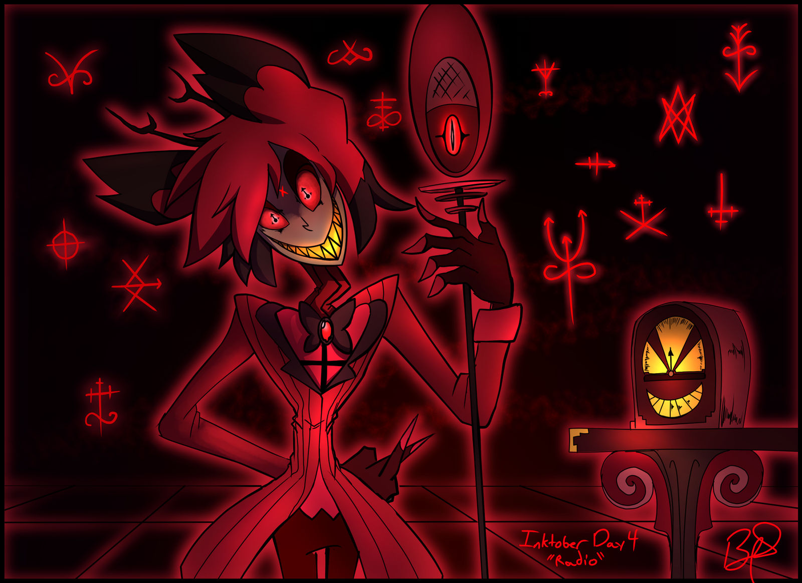 Inktober Day 4 Radio