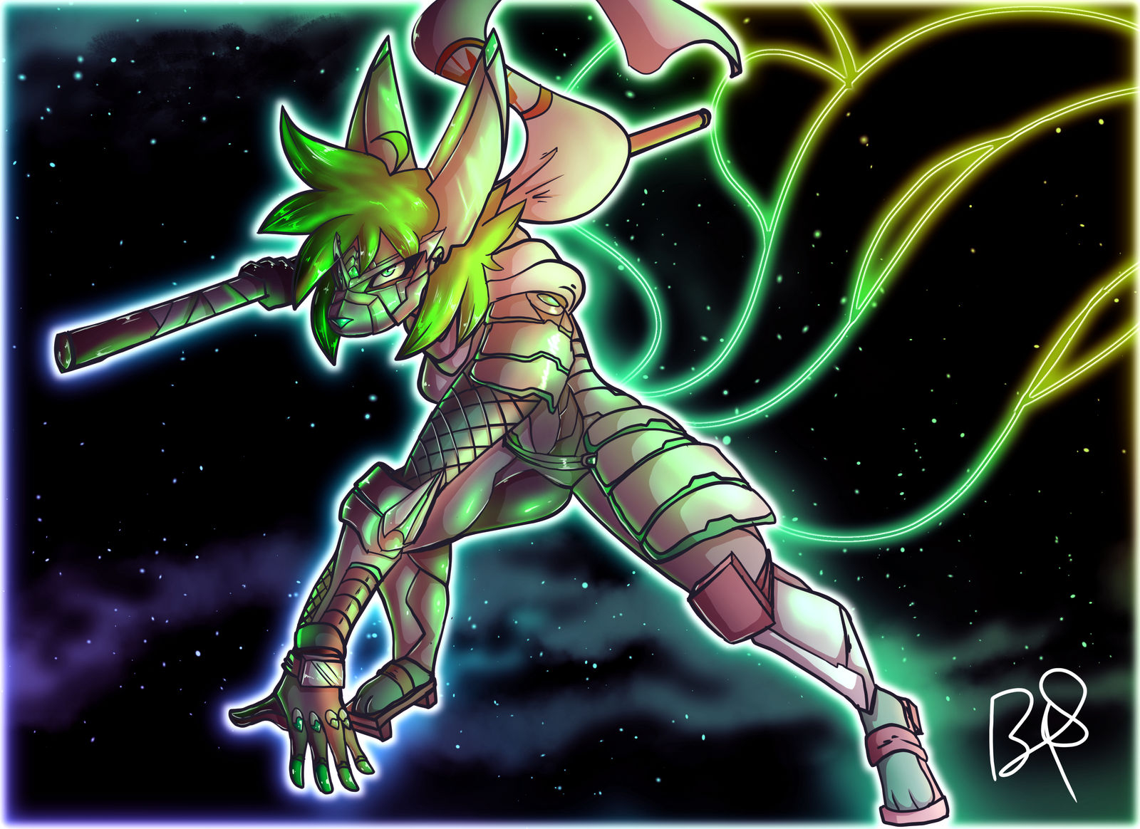 Gaile's Kitsune Style (Super Form Idea)