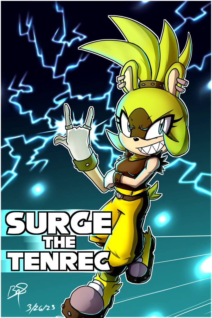 Surge The Tenrec By B1uewhirlwind On DeviantArt surge-the-tenrec-by-b1uewhirlwind-on-deviantart