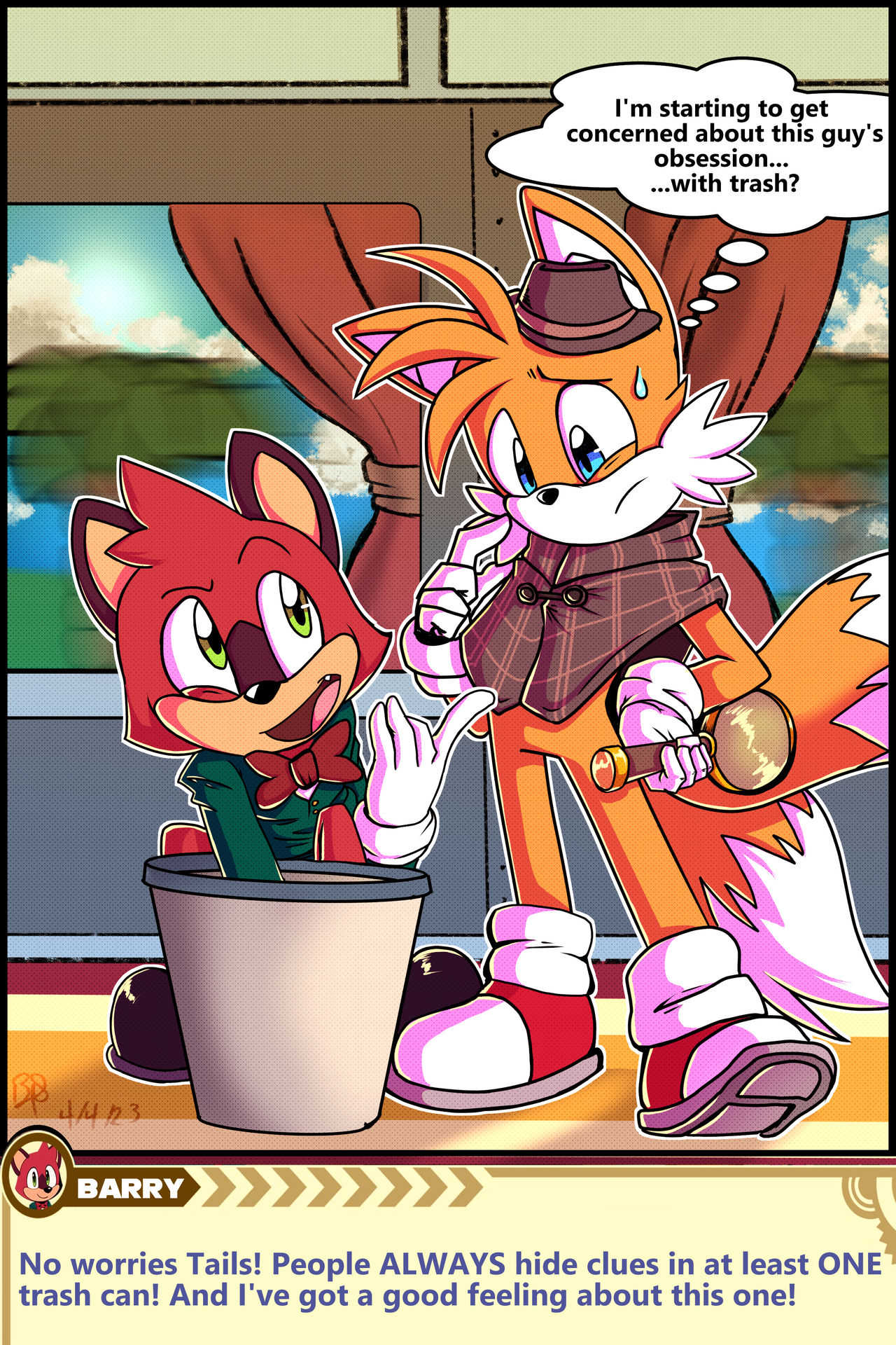 TMOSTH We're Sure to Find a Clue in the TRASH BINS