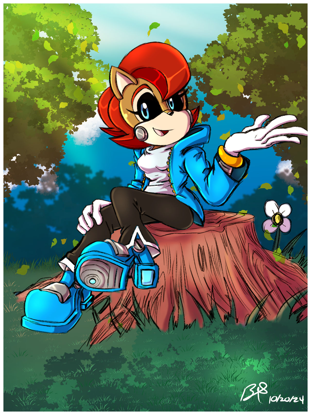 Sally The Cyber Chipmunk (Rediscovered Frontiers)