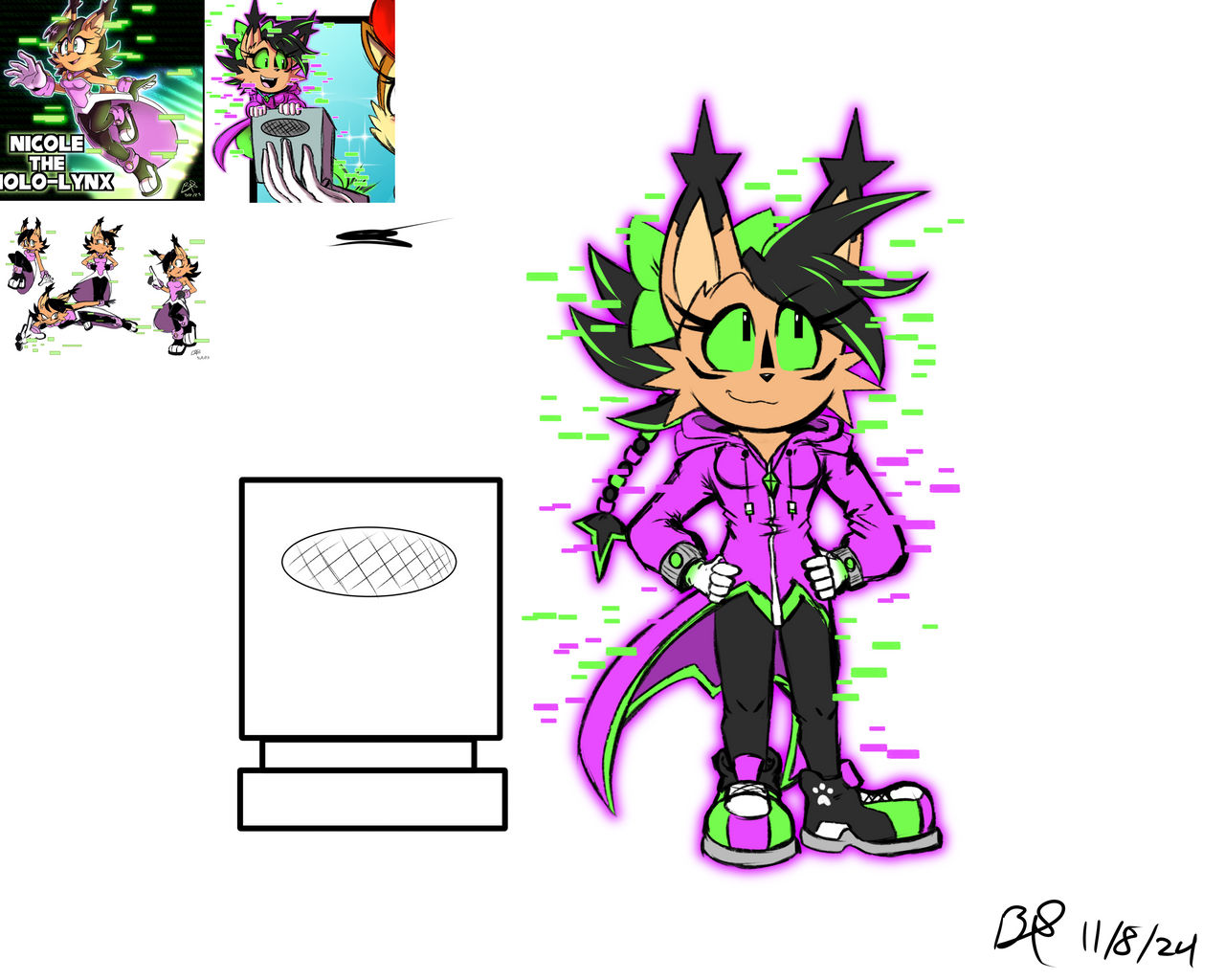 IDW Style NICOLE Character Design
