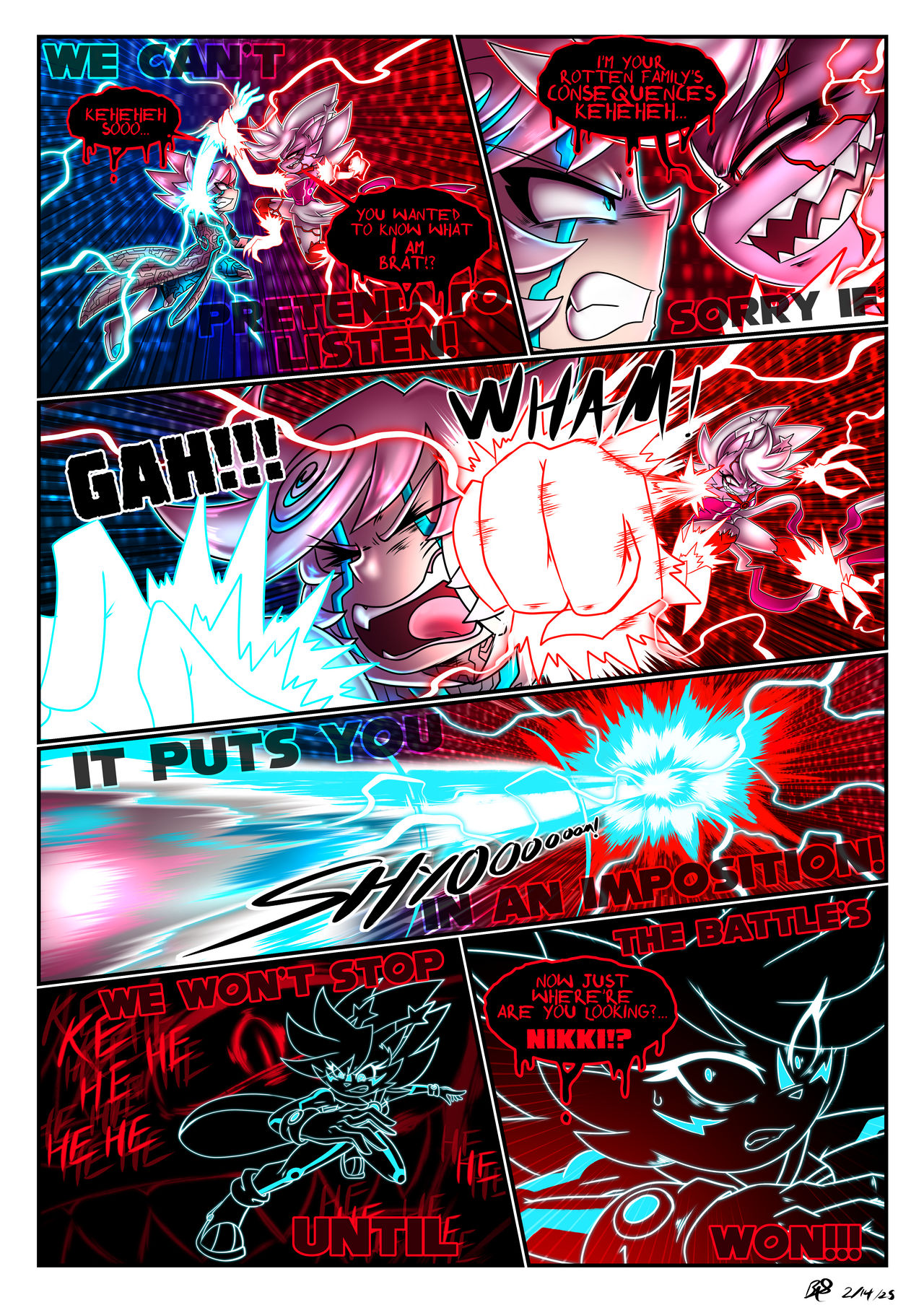 Nicole Vs. Sage pt 62