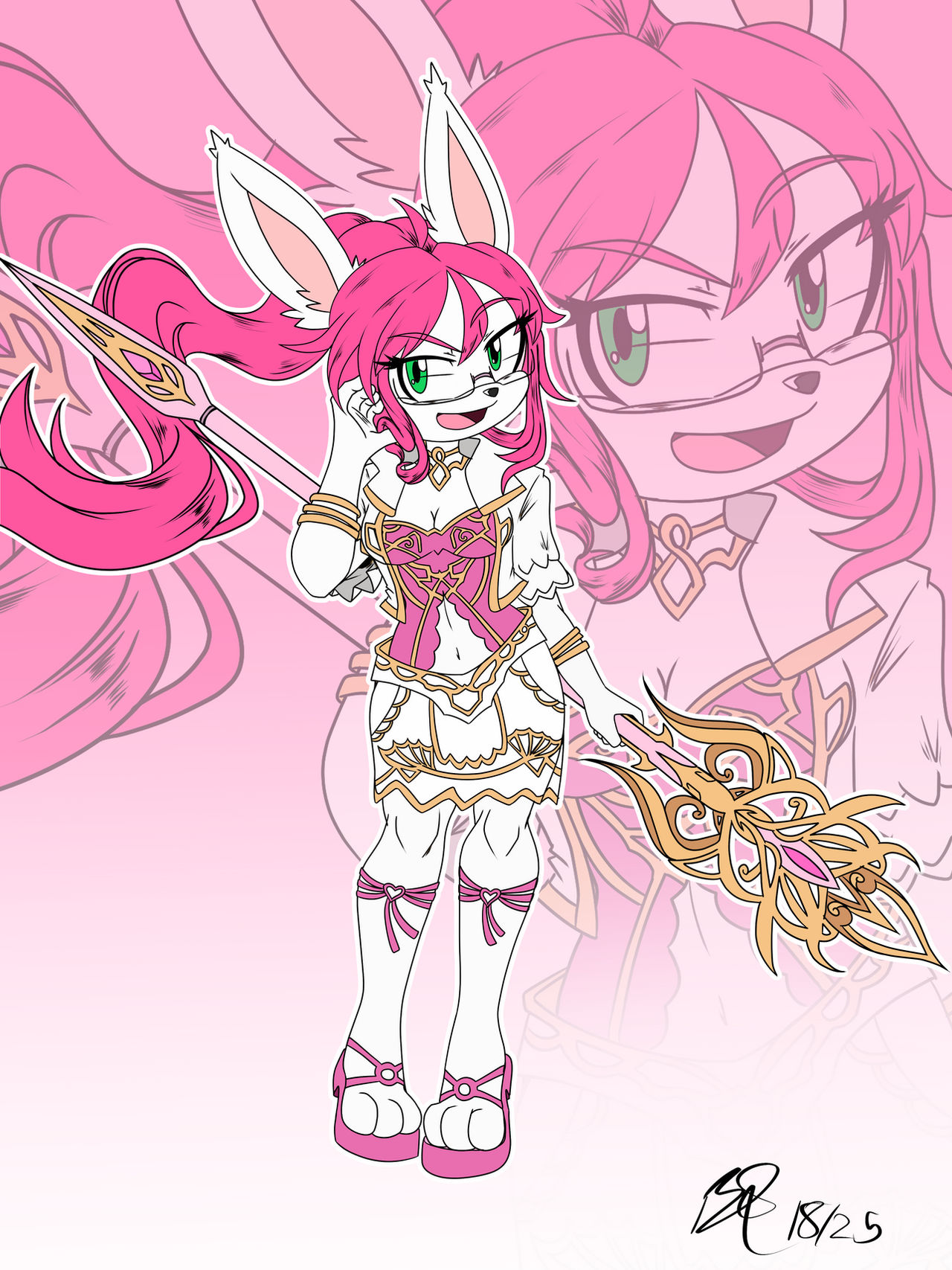 Mina's commission Mina the Rabbit!