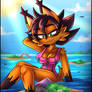 Nick's com Nicole's Relaxing Ocean Day