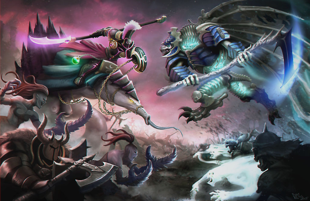 Slaanesh VS Undead