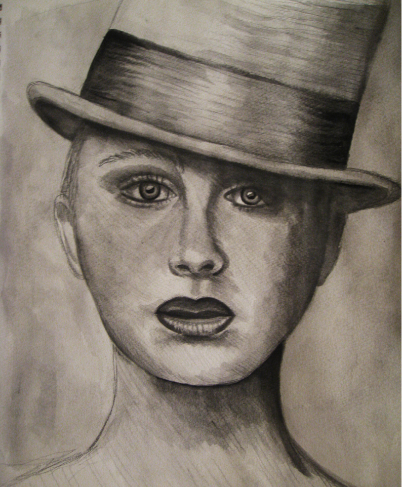 Woman in a Top Hat