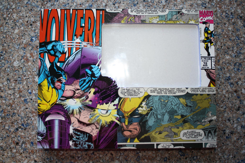 Comic Book Wolverine Picture Frame by CylentBazaar on DeviantArt