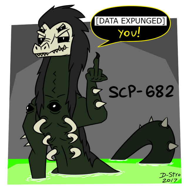 SCP-682 by ValeoCrow on DeviantArt