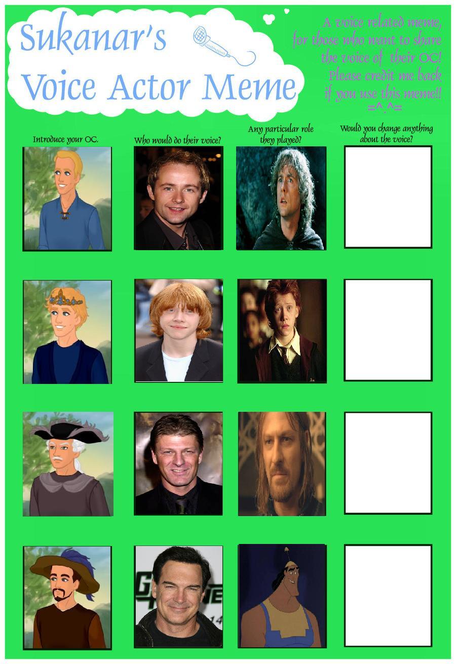 Voice Actor Meme #6 (The Wild Swans) (2004)