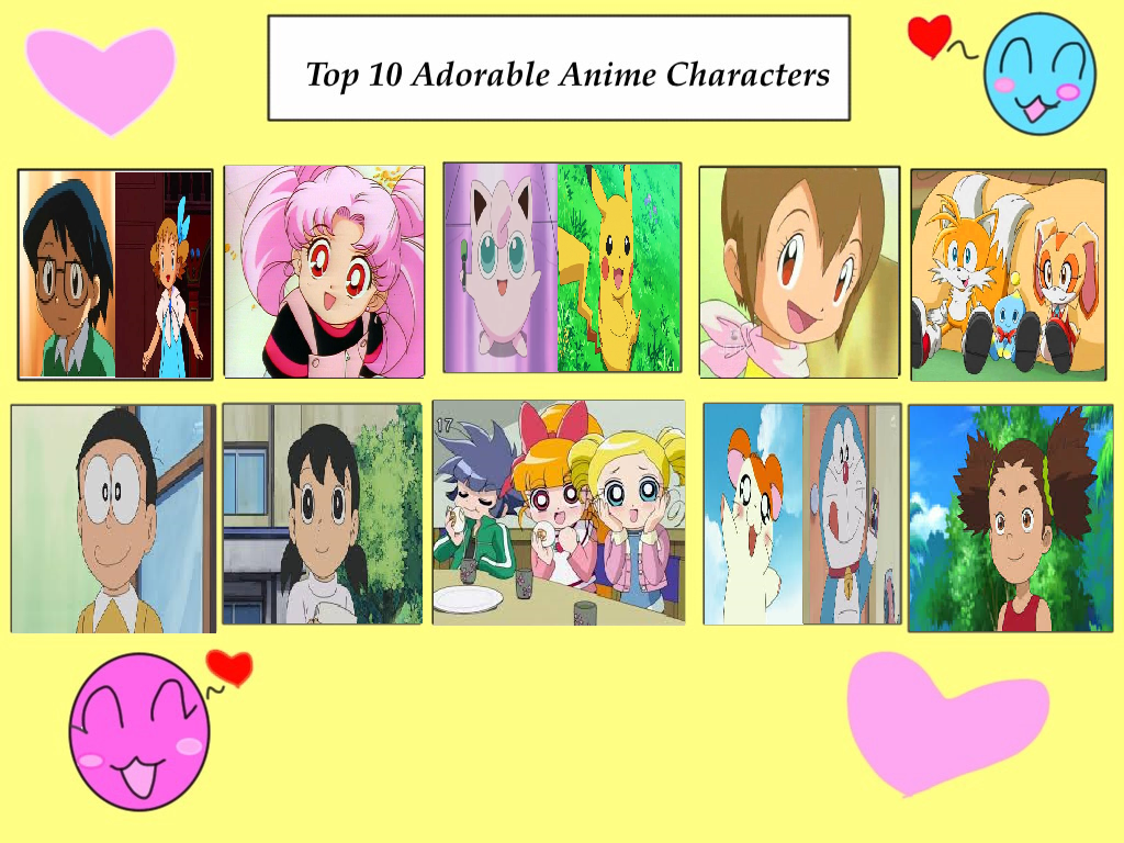 10 adorable anime characters of all time