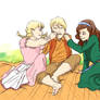 Hansel, Gretel and Frieda by Marmotap